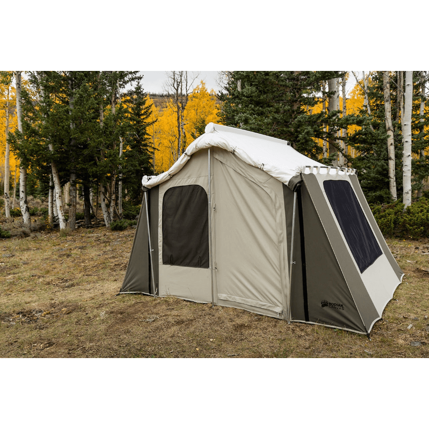 Kodiak Canvas - 12 x 9 ft. Cabin Tent with Deluxe Awning