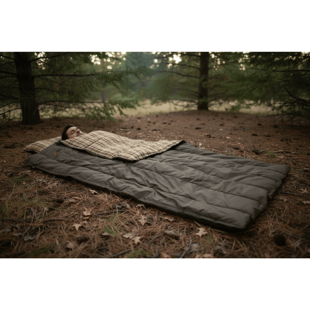 Kodiak Canvas - Camp Quilt Sleep Set - Lifestyle photo