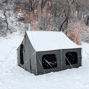 Photo of Kodiak Canvas 10x10 Cabin Tent assembled