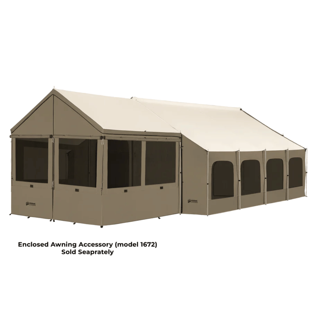 photo of Kodiak Canvas 12x16 Cabin Tent with Awning accessory