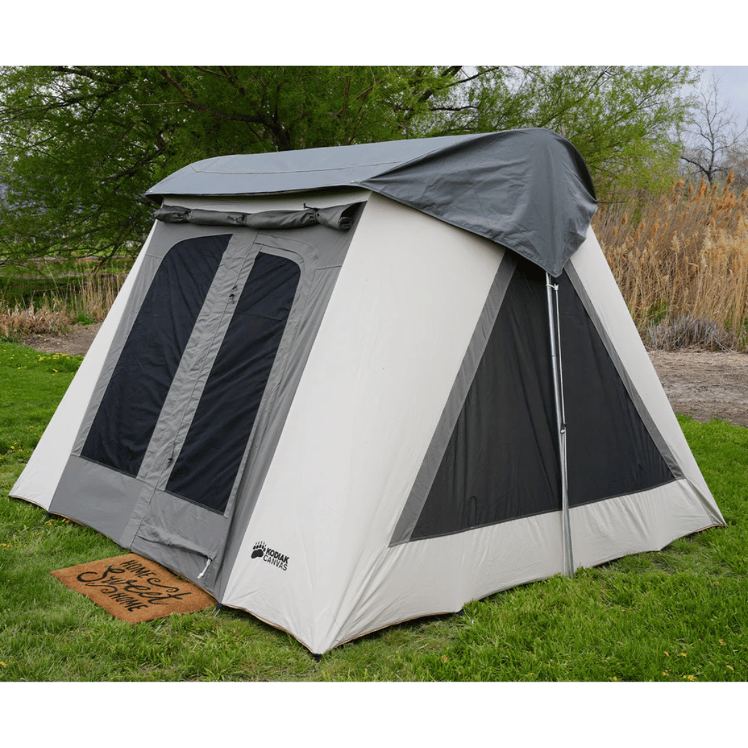 Kodiak Canvas Cover - Top Accessory - on top of Kodiak tent