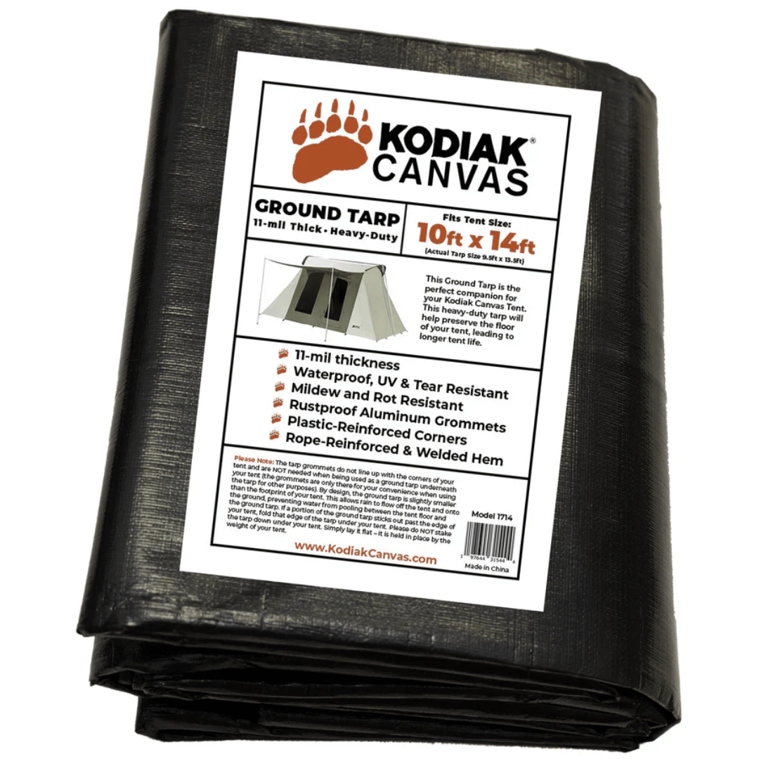 Kodiak Canvas Ground Tarp - 10 x 14ft