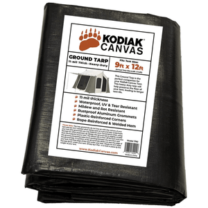 Kodiak Canvas Ground Tarp - 9 x 12 ft