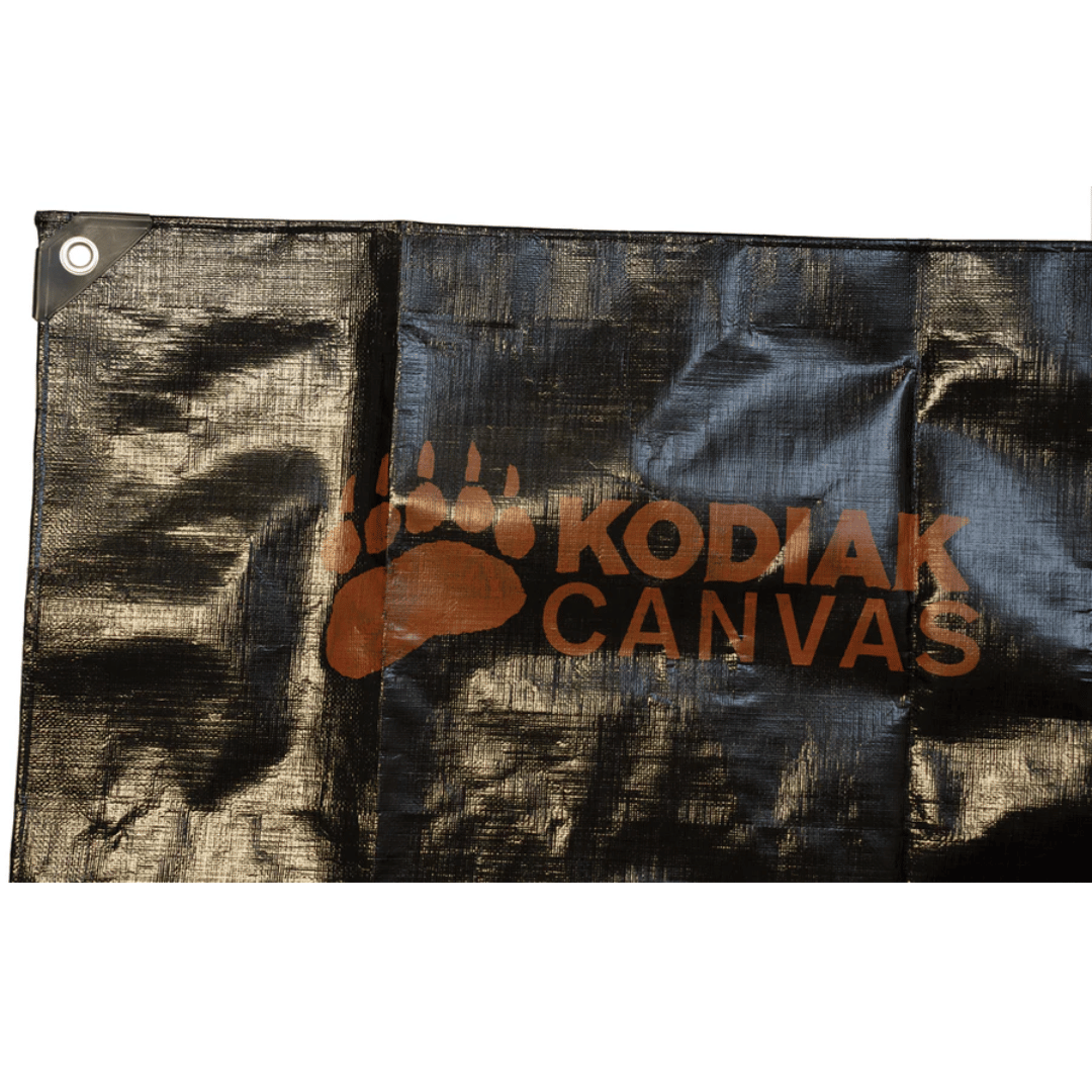 Kodiak Canvas Ground Tarp - with Logo Showing