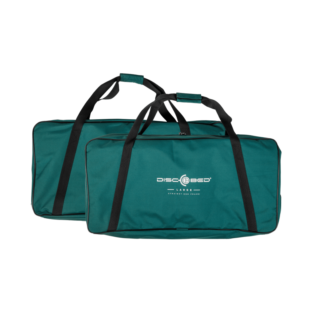 Large Disc-O-Bed Portable Cot System bags