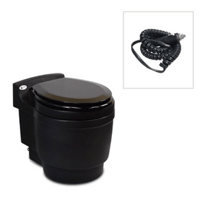 Picture of Laveo Dry Flush Portable Toilet with Car Power Option - Black