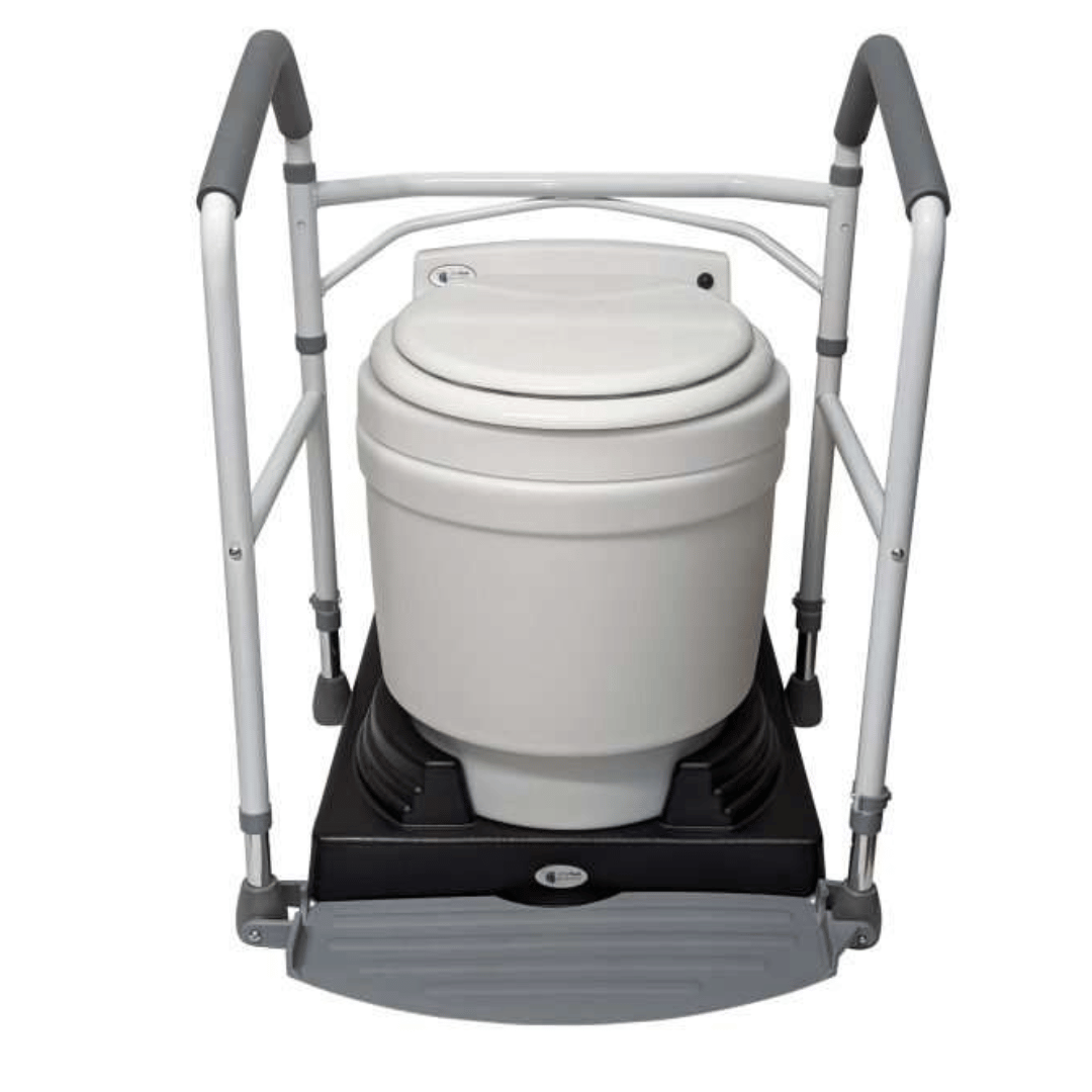 Picture of Laveo Dry Flush Portable Toilet Comfort Lift Package