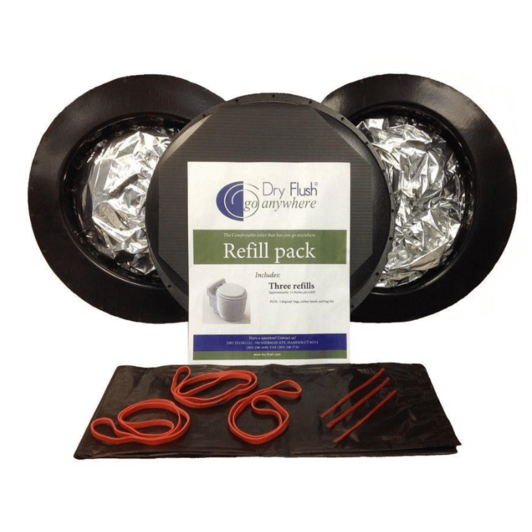 Laveo Dry Flush Portable Toilet Ultimate Bundle
