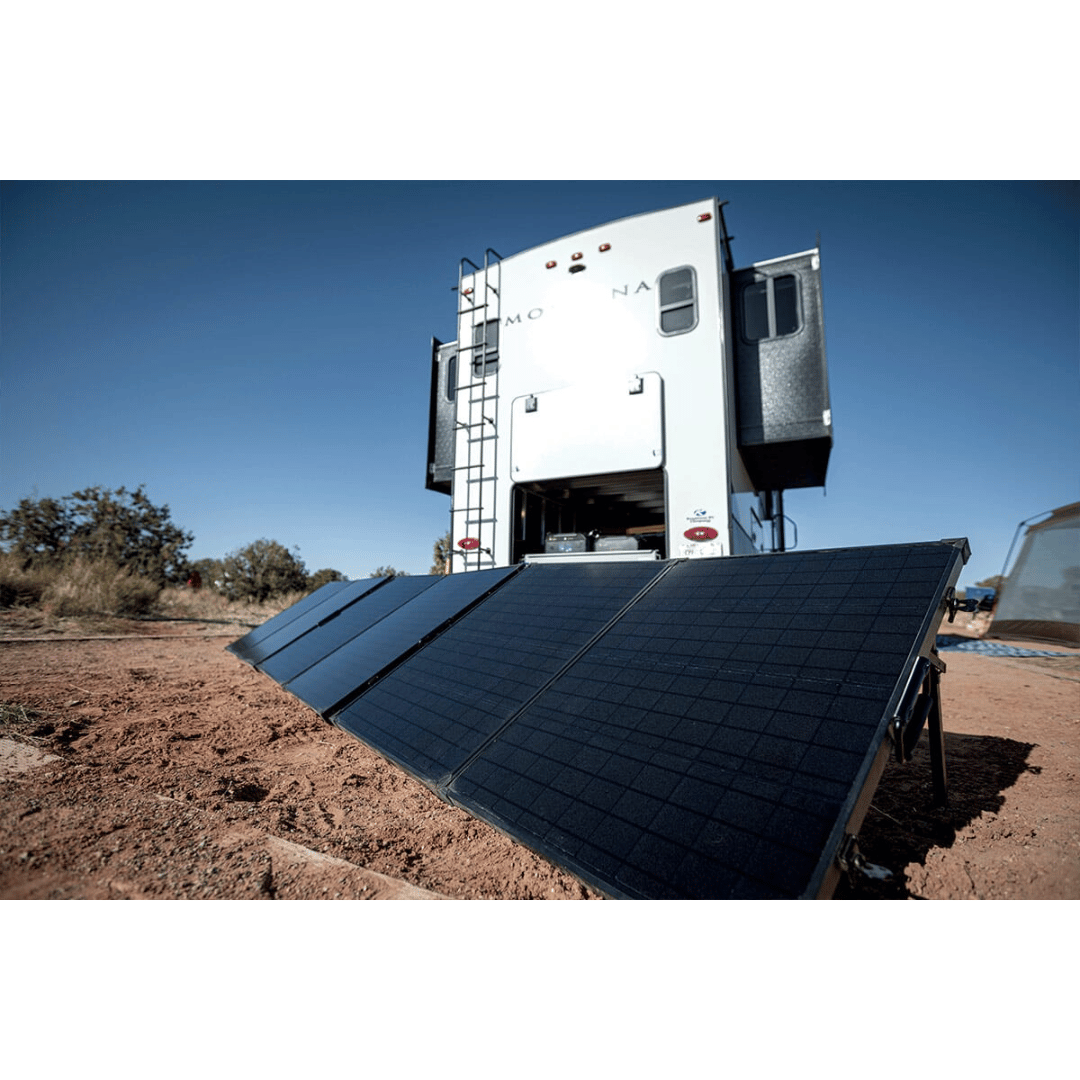 Lion Energy - Lion 100W 12V Solar Panel - Lifestyle Image