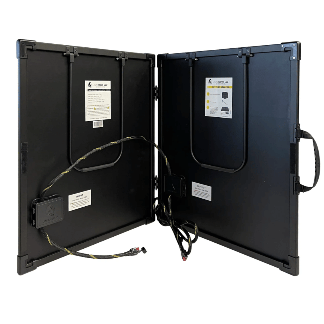Lion Energy - Lion 100W 24V Solar Panel - Back