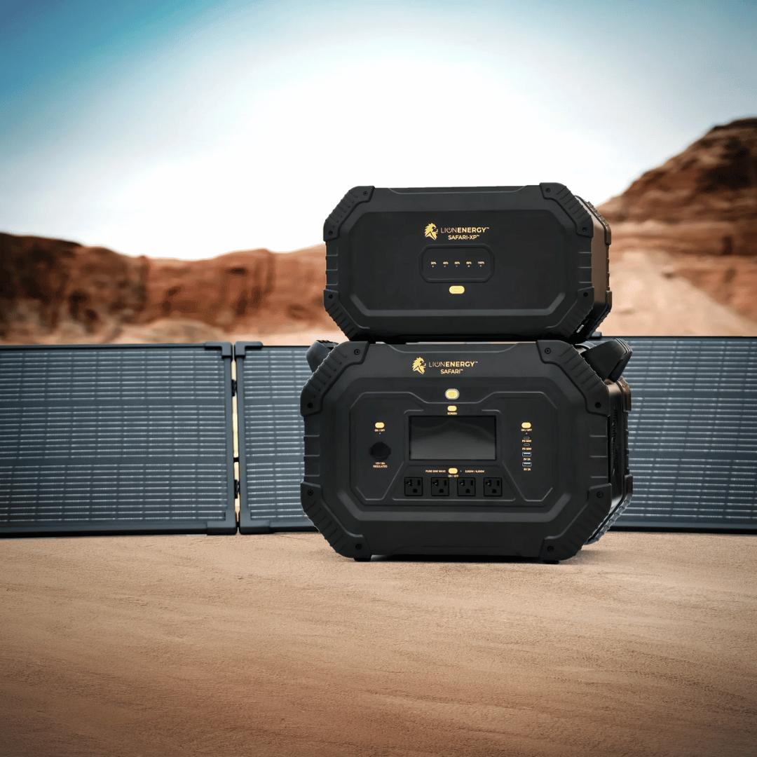 Lion Energy - Lion 100W 24V Solar Panel - with powerstation
