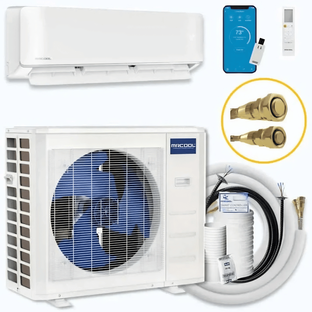 MRCOOL DIY® 5th Gen E Star 18,000 BTU Single Zone Mini Split Complete System with 25ft. Line Set 230V