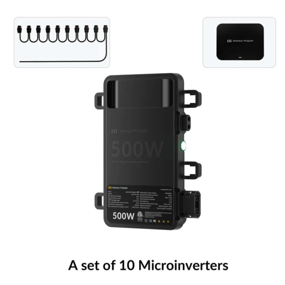Mango Power S Pro Microinverter 5000W Kit with Smart Gateway