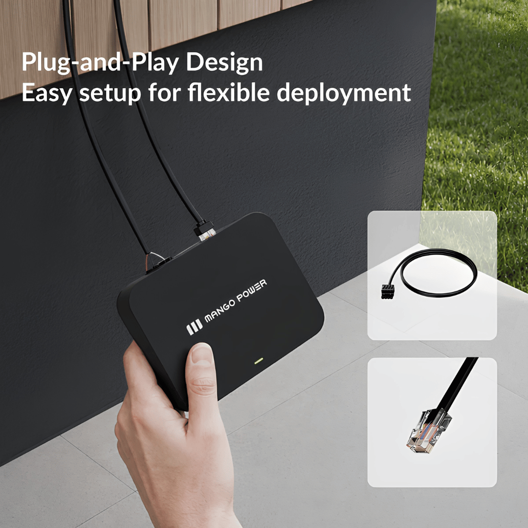 Mango Power Smart Gateway Lite - Plug and play design
