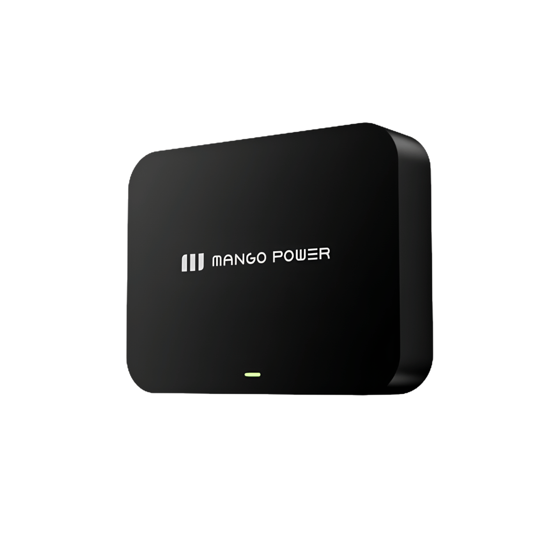 Mango Power Smart Gateway Lite - Front and Side. 