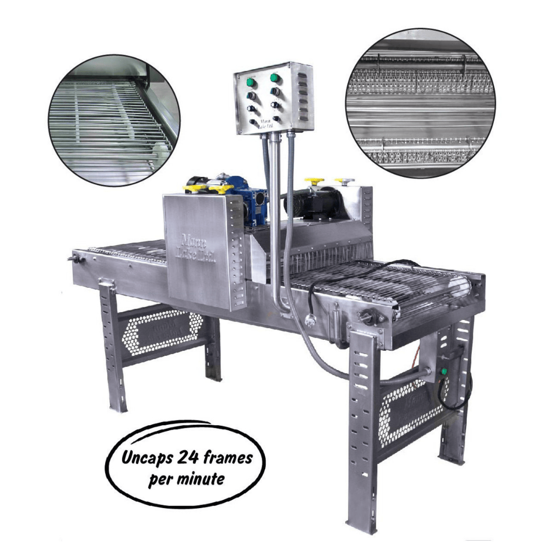 Mann Lake HH225 Commercial Motorized Chain Uncapper Interior