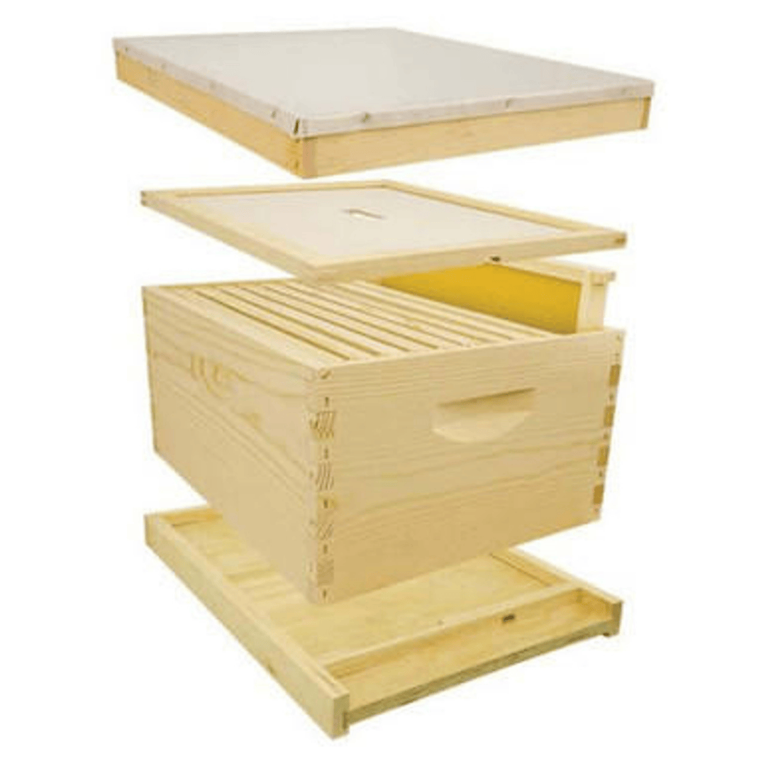 Mann Lake MB100 DIY My Next Hive Unassembled Beehive Kit Parts