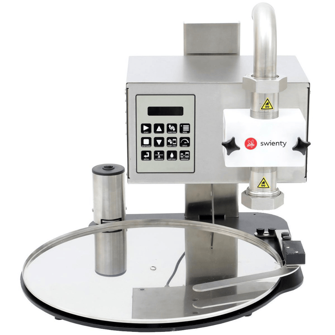 Mann Lake Swienty Tabletop Honey Filling Machine with Turntable