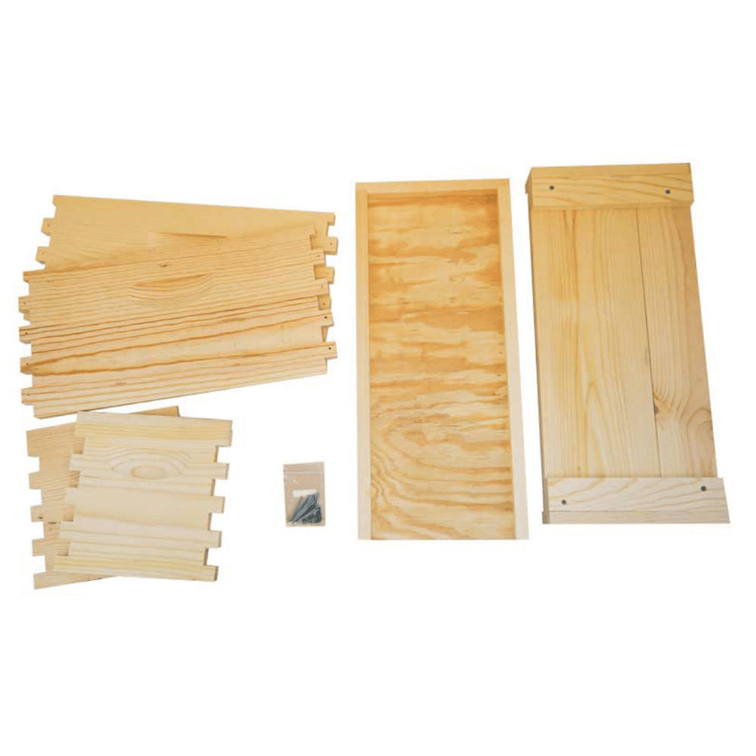 Picture of Mann Lake Unassembled Complete Nuc Kit - Migratory Cover