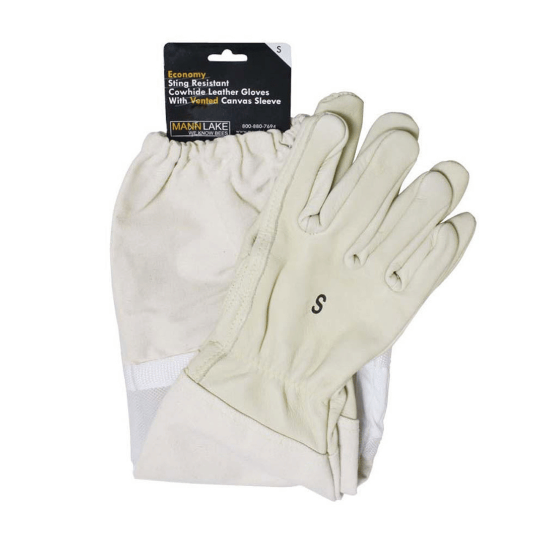 Picture of Mann lake Vented Cowhide Leather Beekeeping Gloves