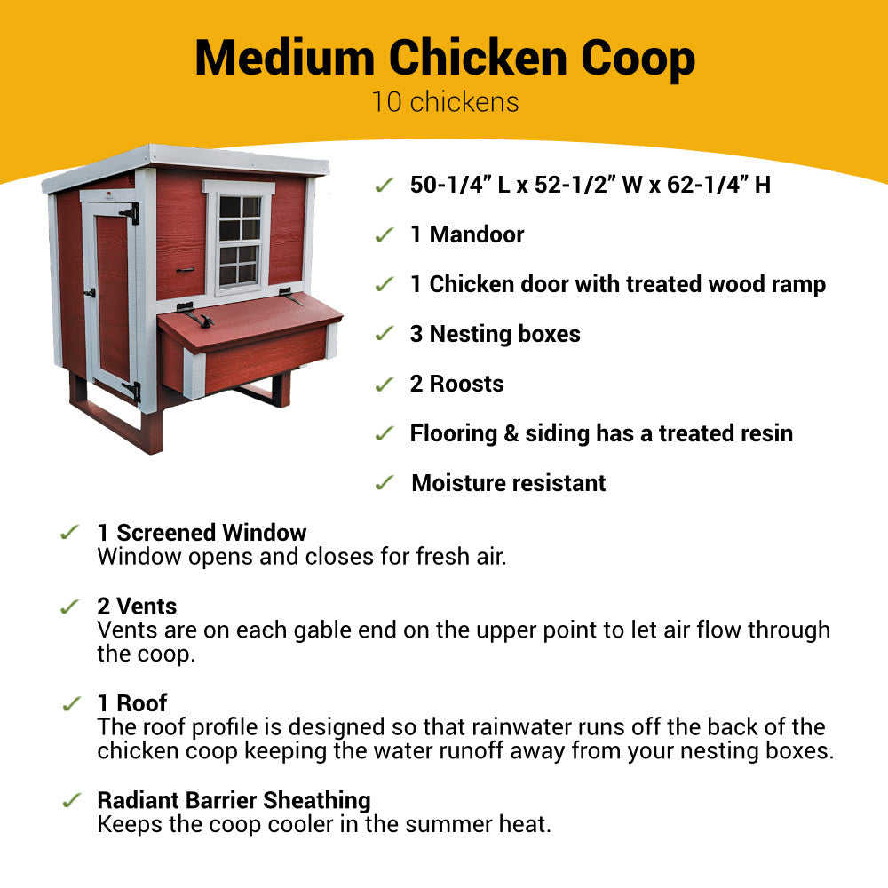 OverEZ Medium Chicken Coop