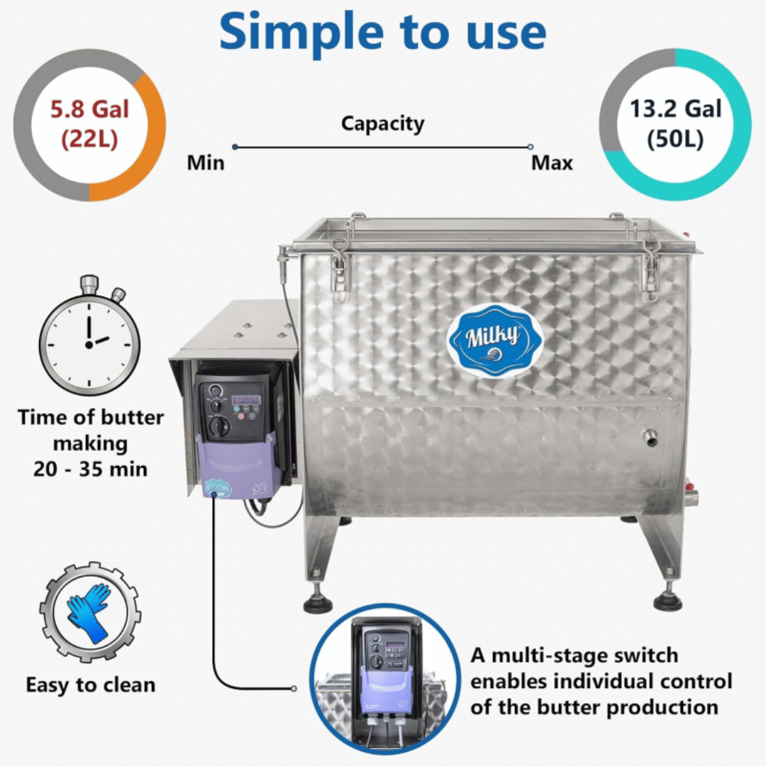 Milky Day Electric Butter Churn FJ100 C Operation instructions