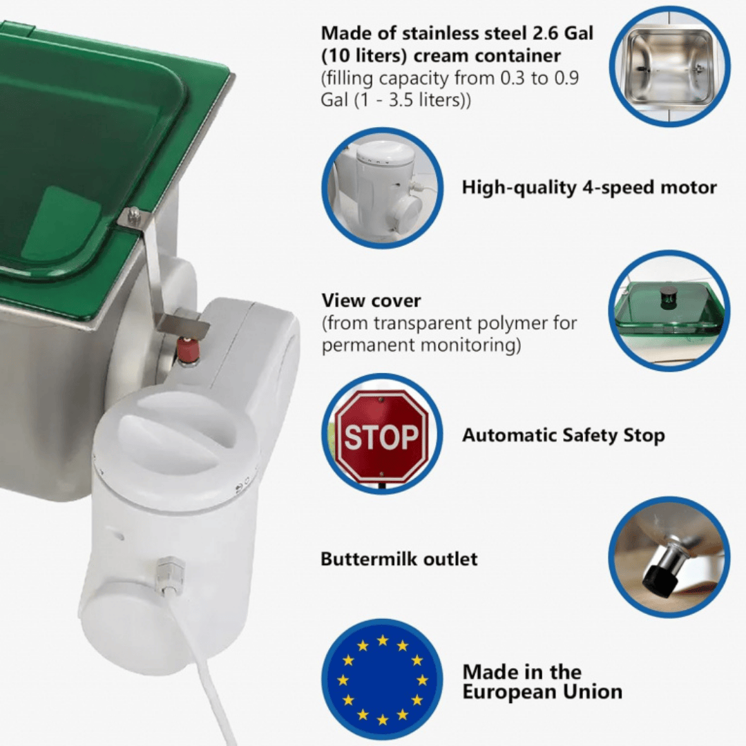 Milky Day Electric Butter Churn FJ10 build quality