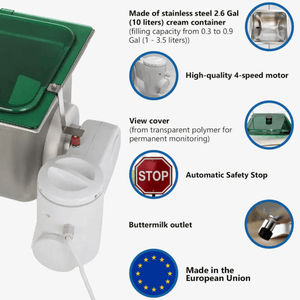 Milky Day Electric Butter Churn FJ10 build quality