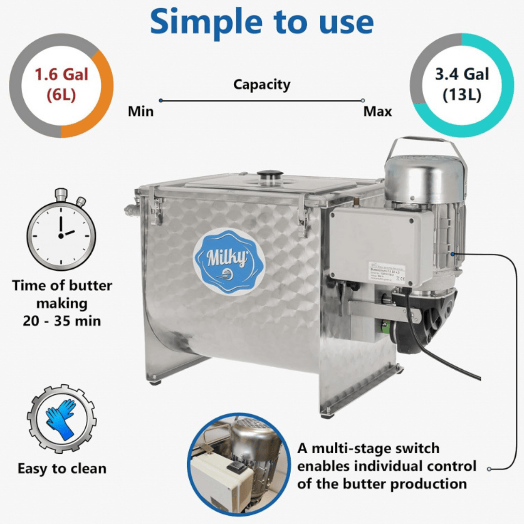 Milky Day Electric Butter Churn FJ32 features