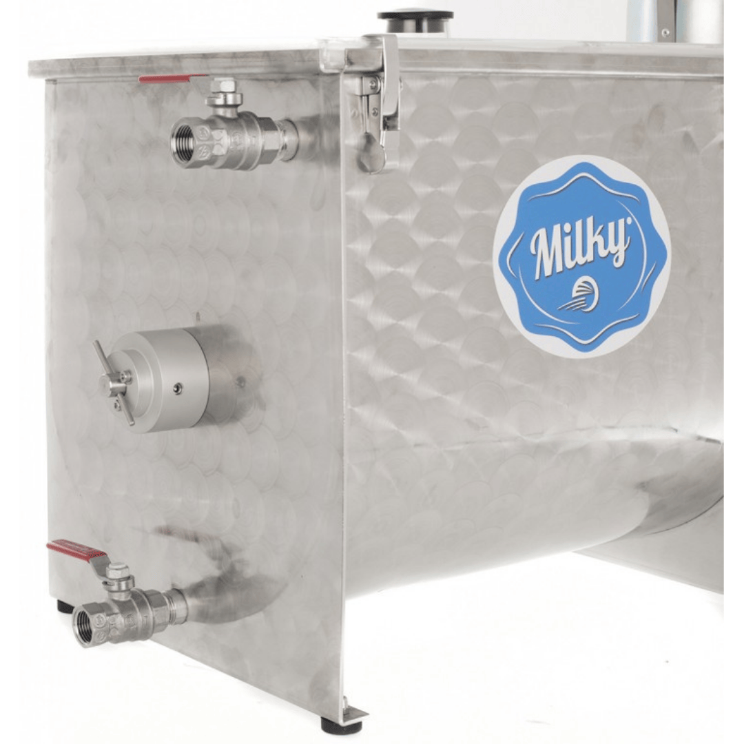 Milky Day Electric Butter Churn FJ32 right angled view