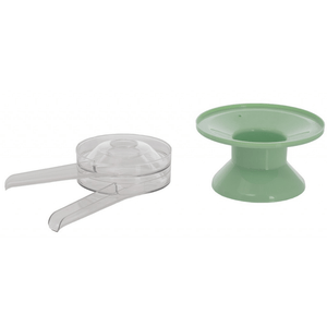Milky Day Electric Cream Separator FJ 90 PP (115V) milk outlet and container holder