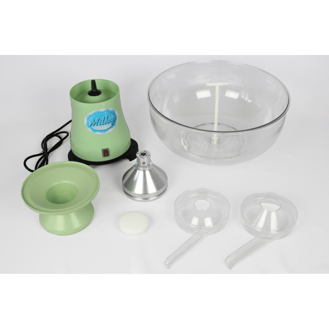 Milky Day Electric Cream Separator FJ 90 PP (115V) parts and bowls
