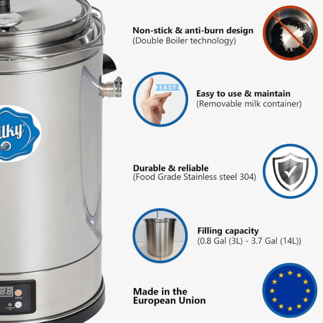 Milky Day Small Milk Pasteurizer and Yogurt Machine FJ15 build quality