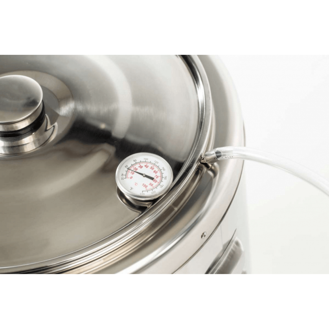 Milky Day Small Milk Pasteurizer and Yogurt Machine FJ30 NMIX with lid and thermometer