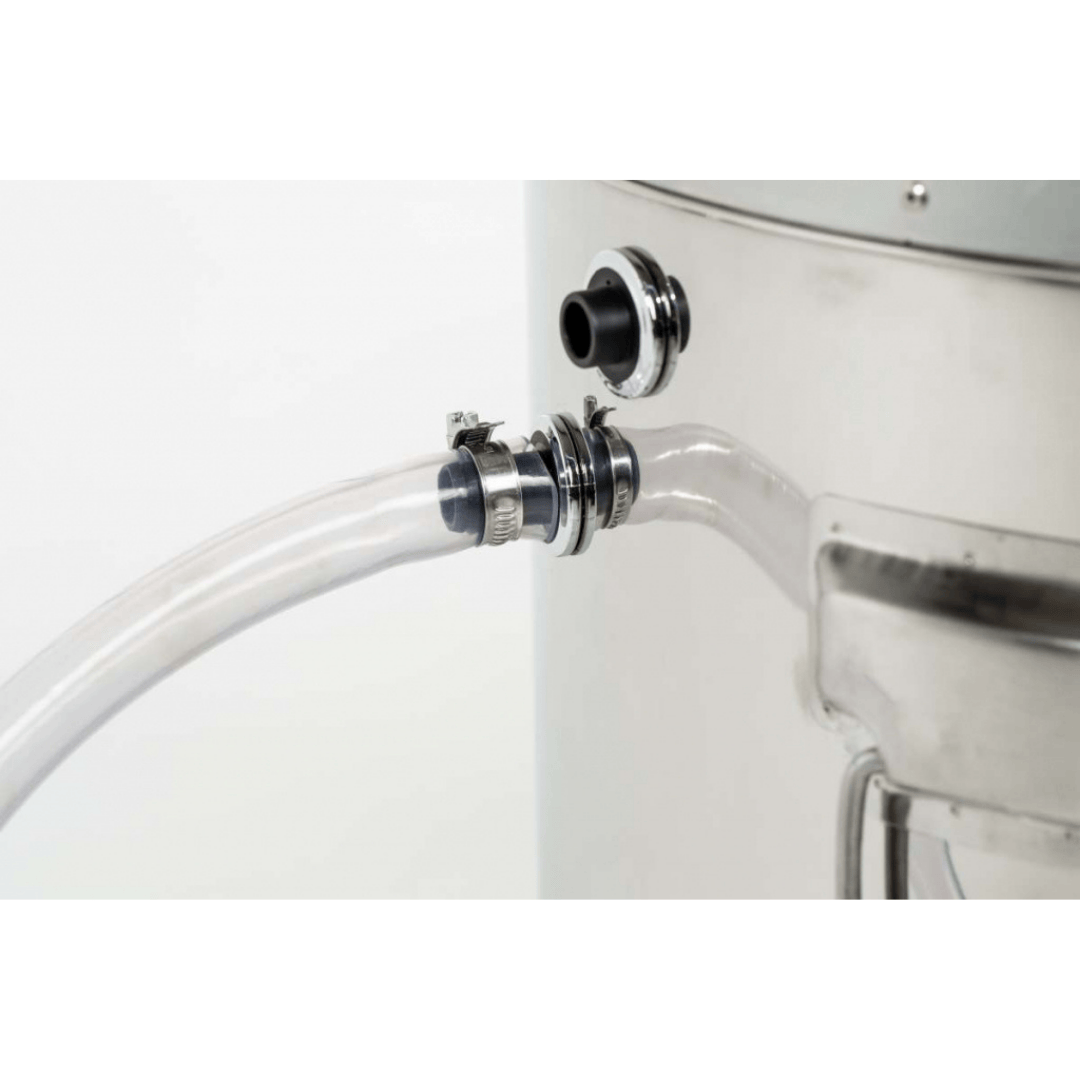 Milky Day Small Milk Pasteurizer and Yogurt Machine FJ30 outlet hose attached