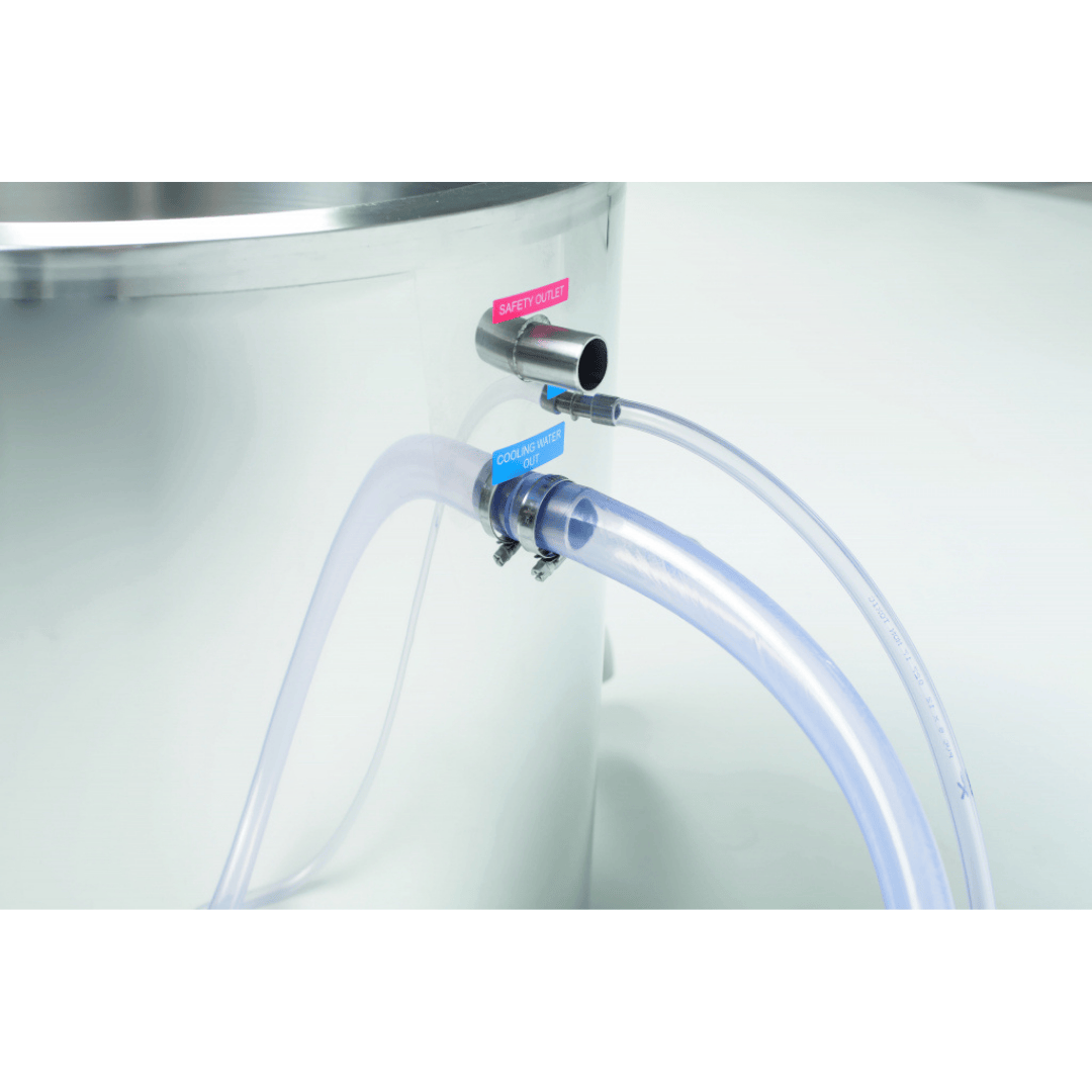 Milky Day Small Milk Pasteurizer and Yogurt Machine FJ50 E inlet and outlet holes