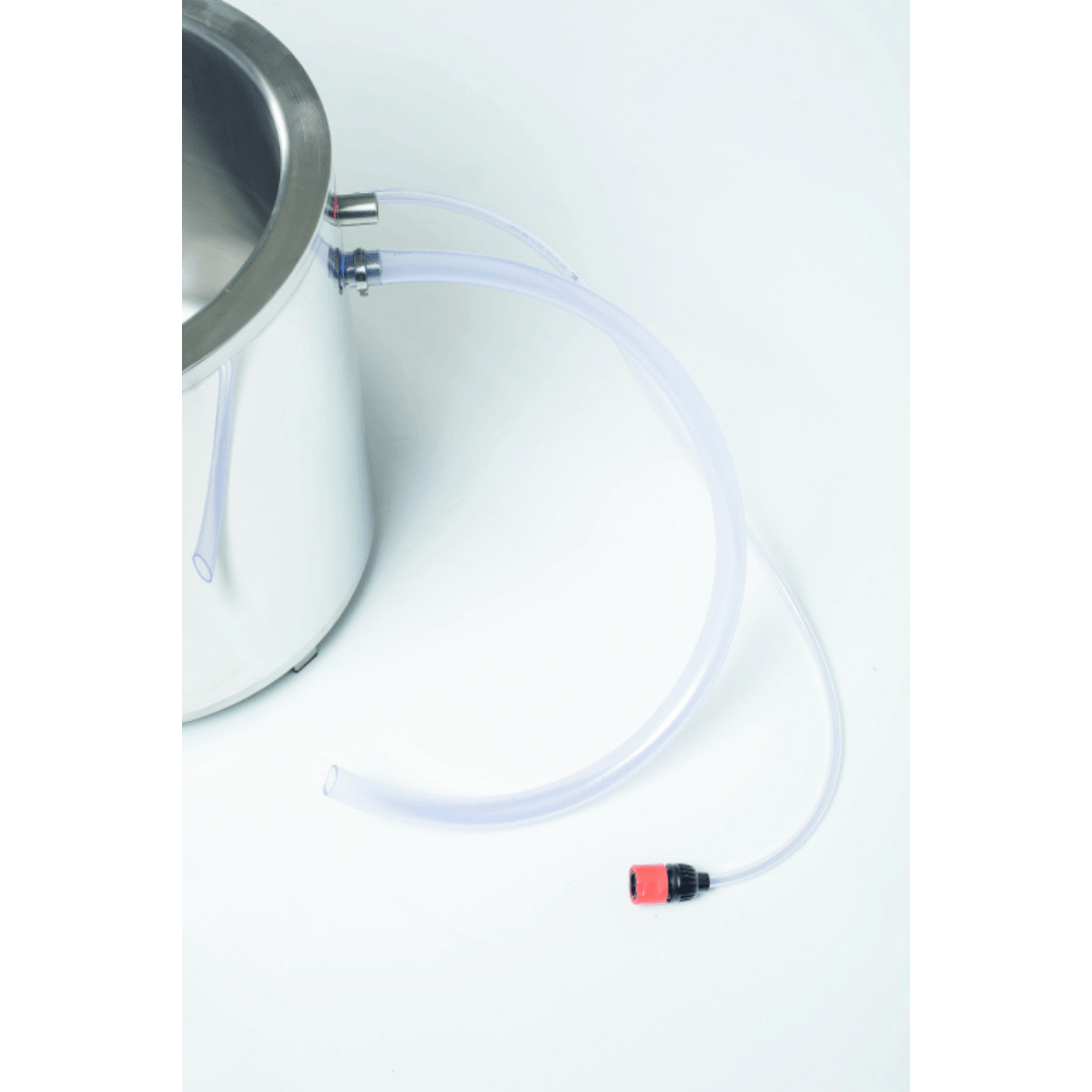 Milky Day Small Milk Pasteurizer and Yogurt Machine FJ50 E inlet and outlet hoses