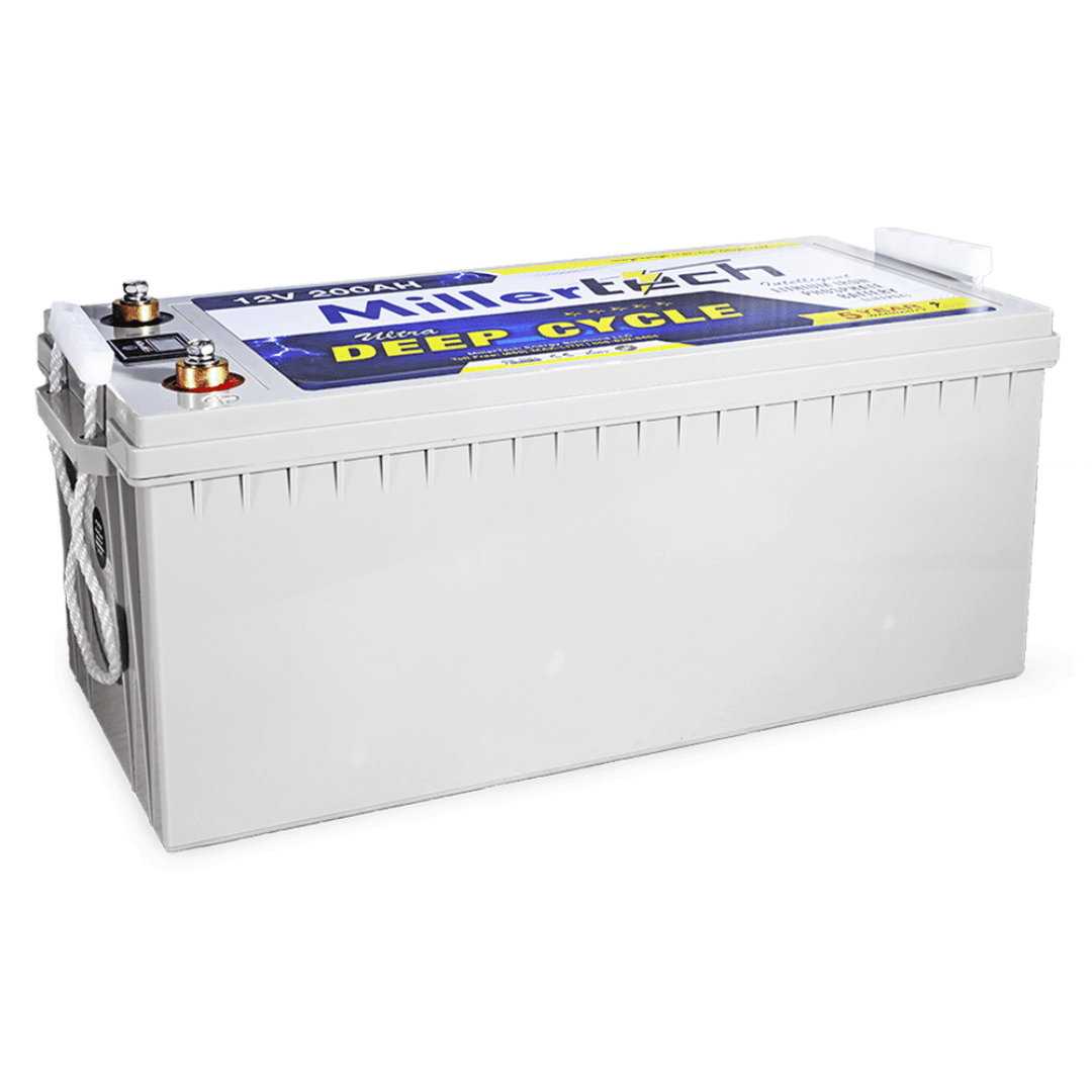 Picture of MillerTech 12V 200AH Intelligent Lithium Iron Phosphate Battery (12200L)