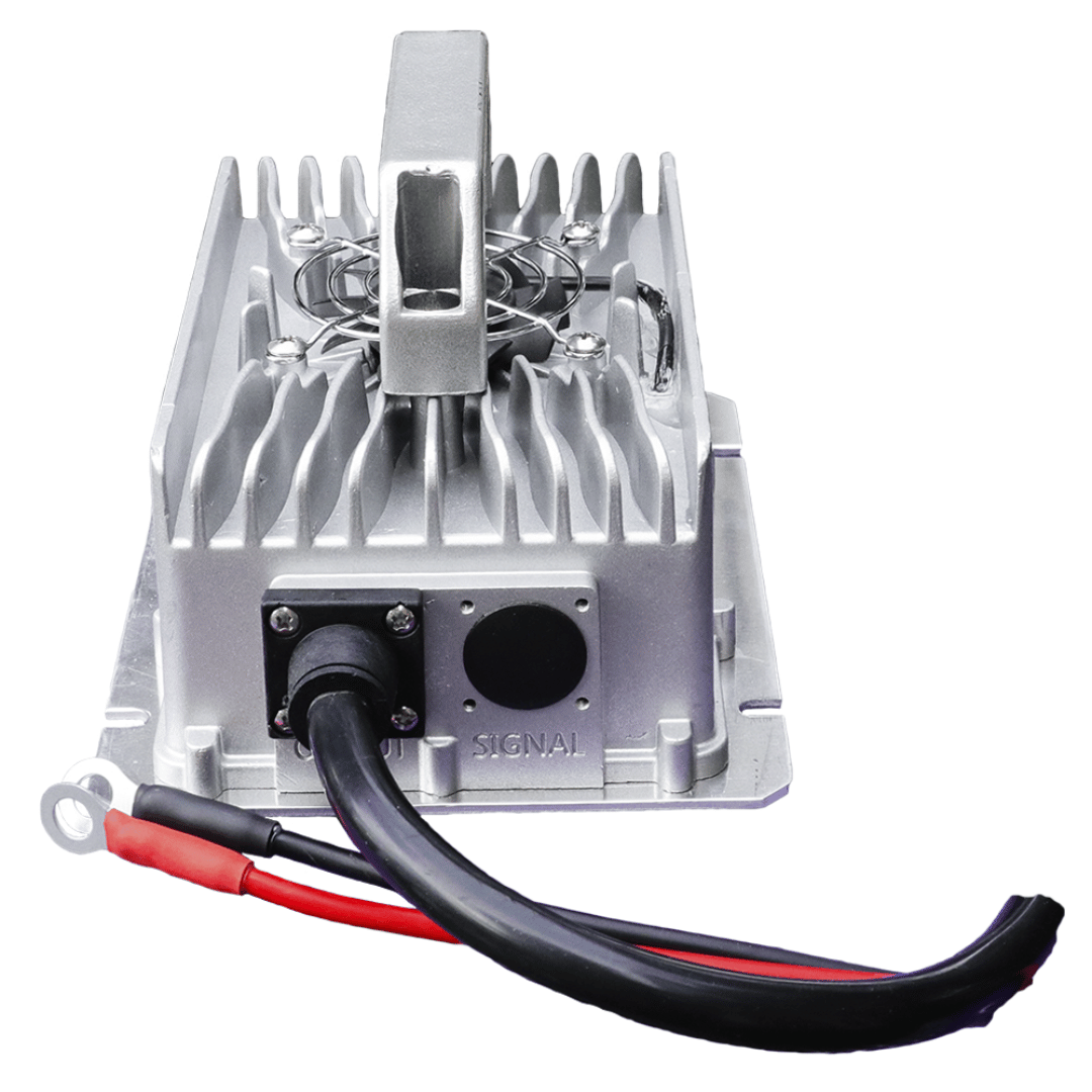 Picture of MillerTech 48V 12A On-Board Lithium Battery Charger (4812M) Connectors