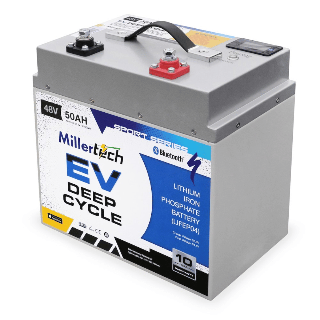 Picture of MillerTech 48V 50AH Golf Cart Battery (4850-BT)