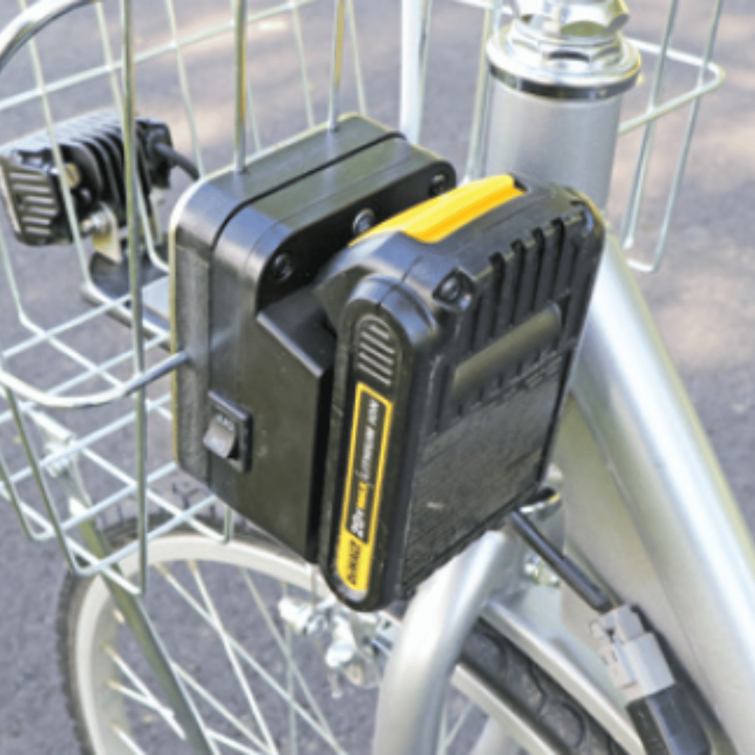 Picture of MillerTech LED Scooter Light Kit Installed