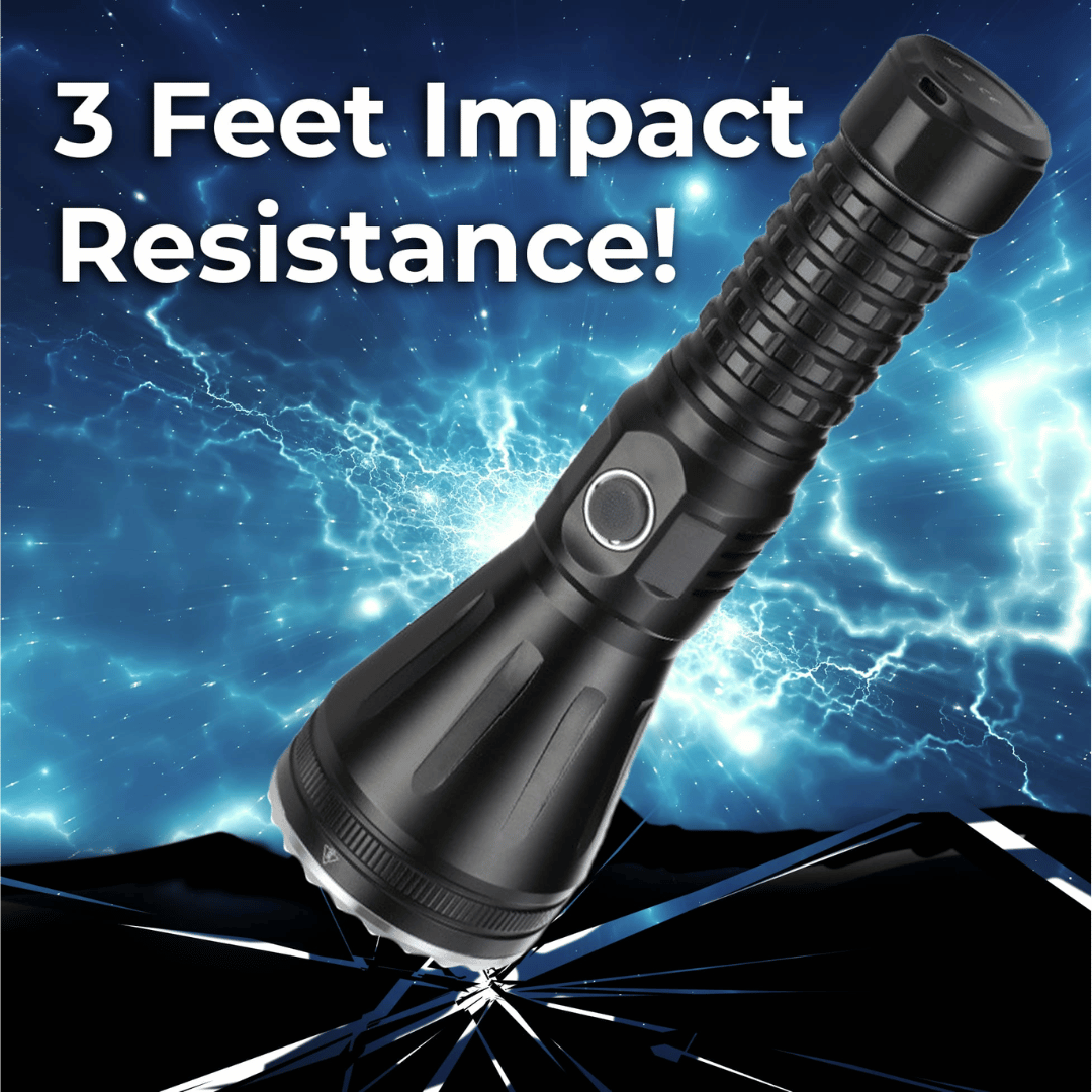 Picture of MillerTech Model 561 LED Rechargeable White Laser Millertech Flashlight drop resistance