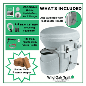 Nature's Head Composting Toilet Inclusions