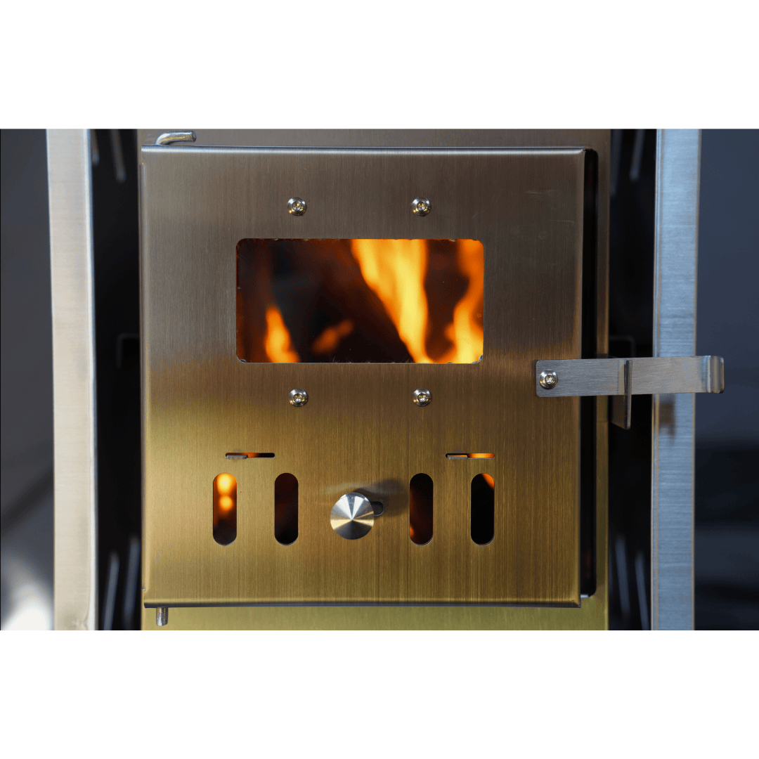 North Shore Sauna Dome Sauna Tent Starter Package (8-person) stove