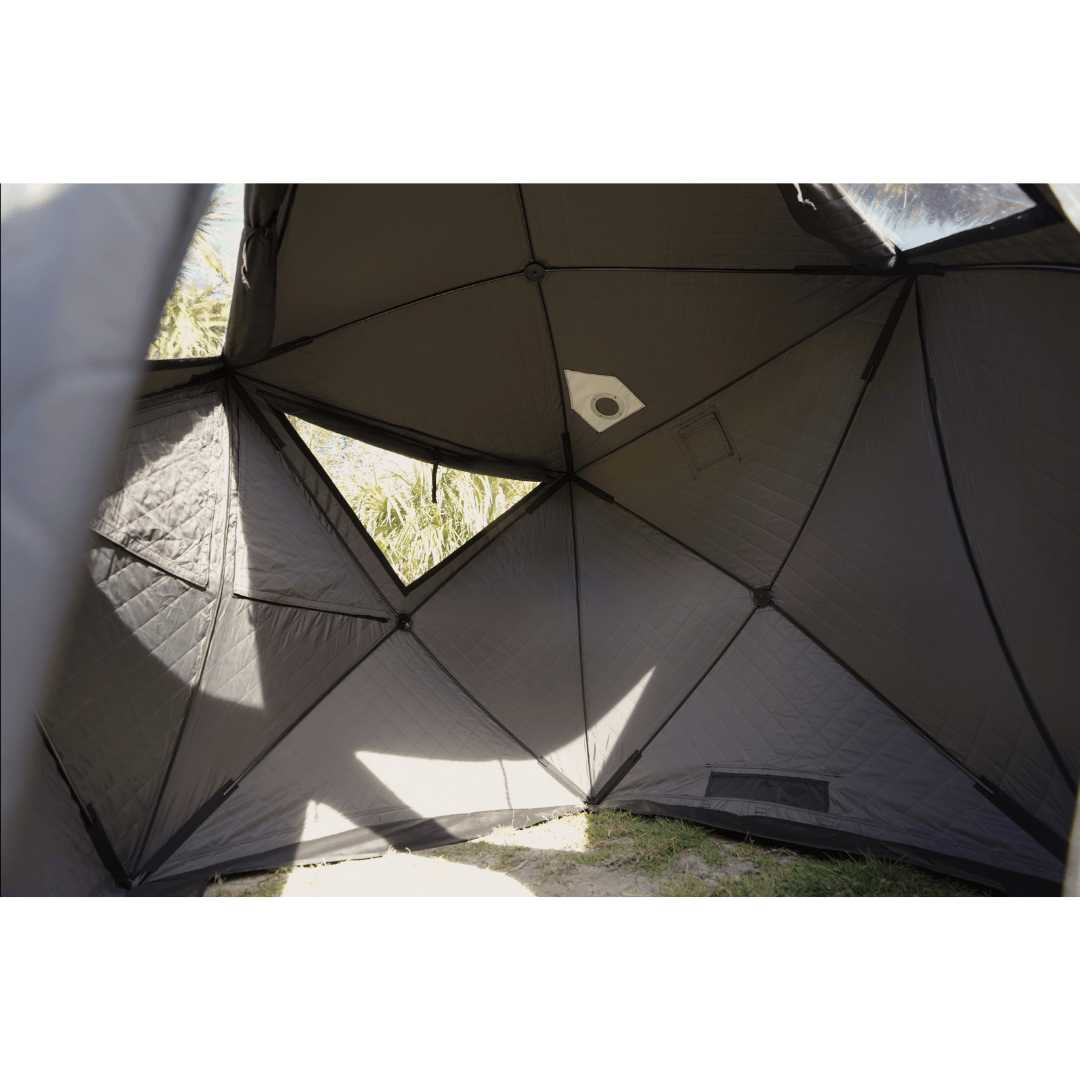 North Shore Sauna Mini Cube Sauna Tent Interior