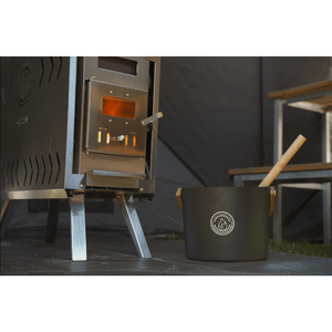 North Shore Sauna Mini Cube Sauna Tent Pro Package (2-person) Stove and Water Bucket