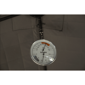 North Shore Sauna Mini Cube Sauna Tent Pro Package (2-person) Thermometer