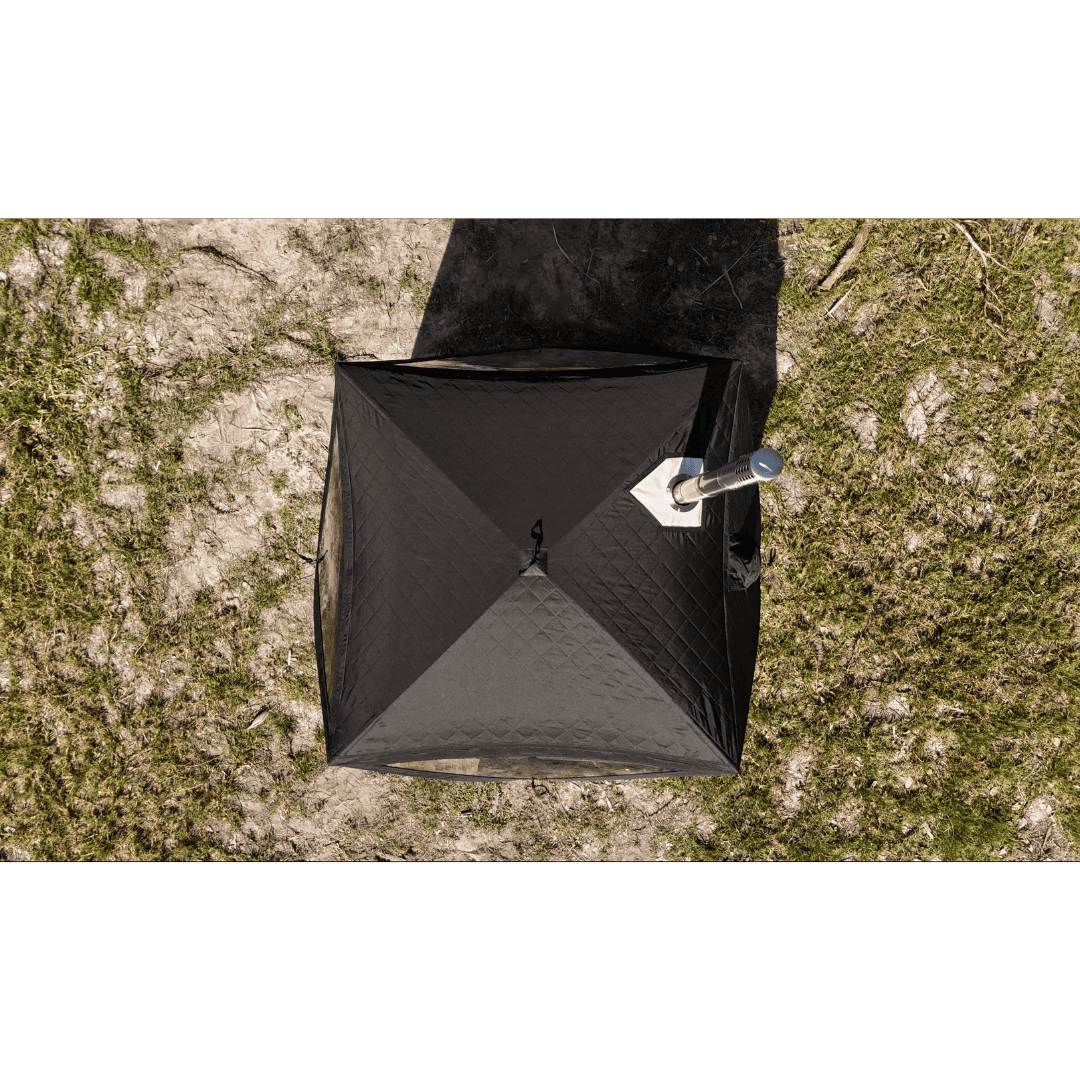 North Shore Sauna Mini Cube Sauna Tent Starter Package Rooftop Cover