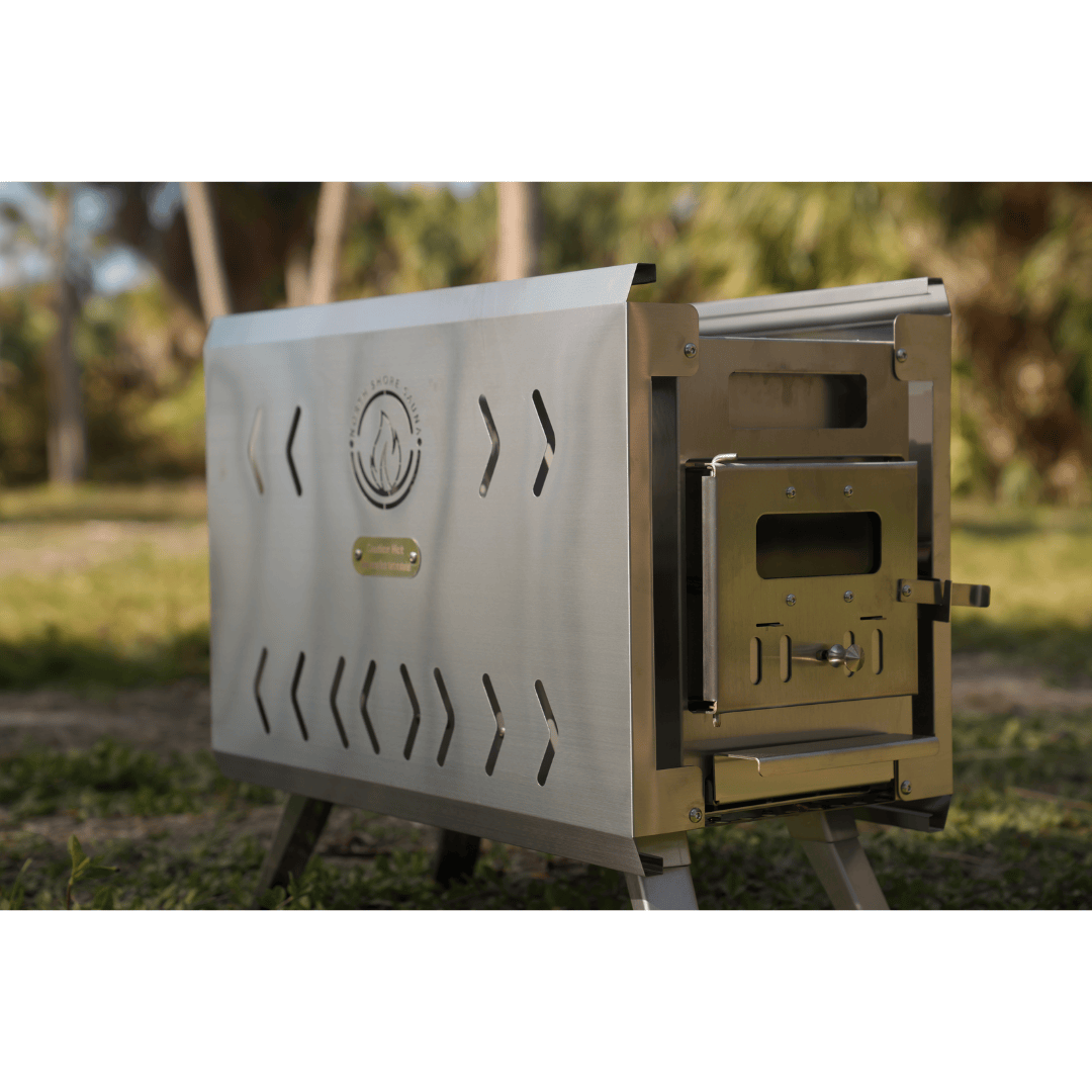 North Shore Sauna Mini Cube Sauna Tent Starter Package Sauna Stove