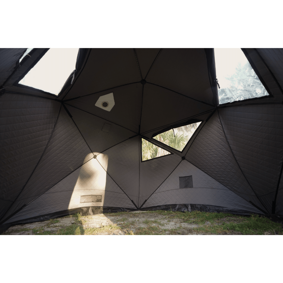 North Shore Sauna Nova 6 Sauna Tent (6-person; tent only) Interior